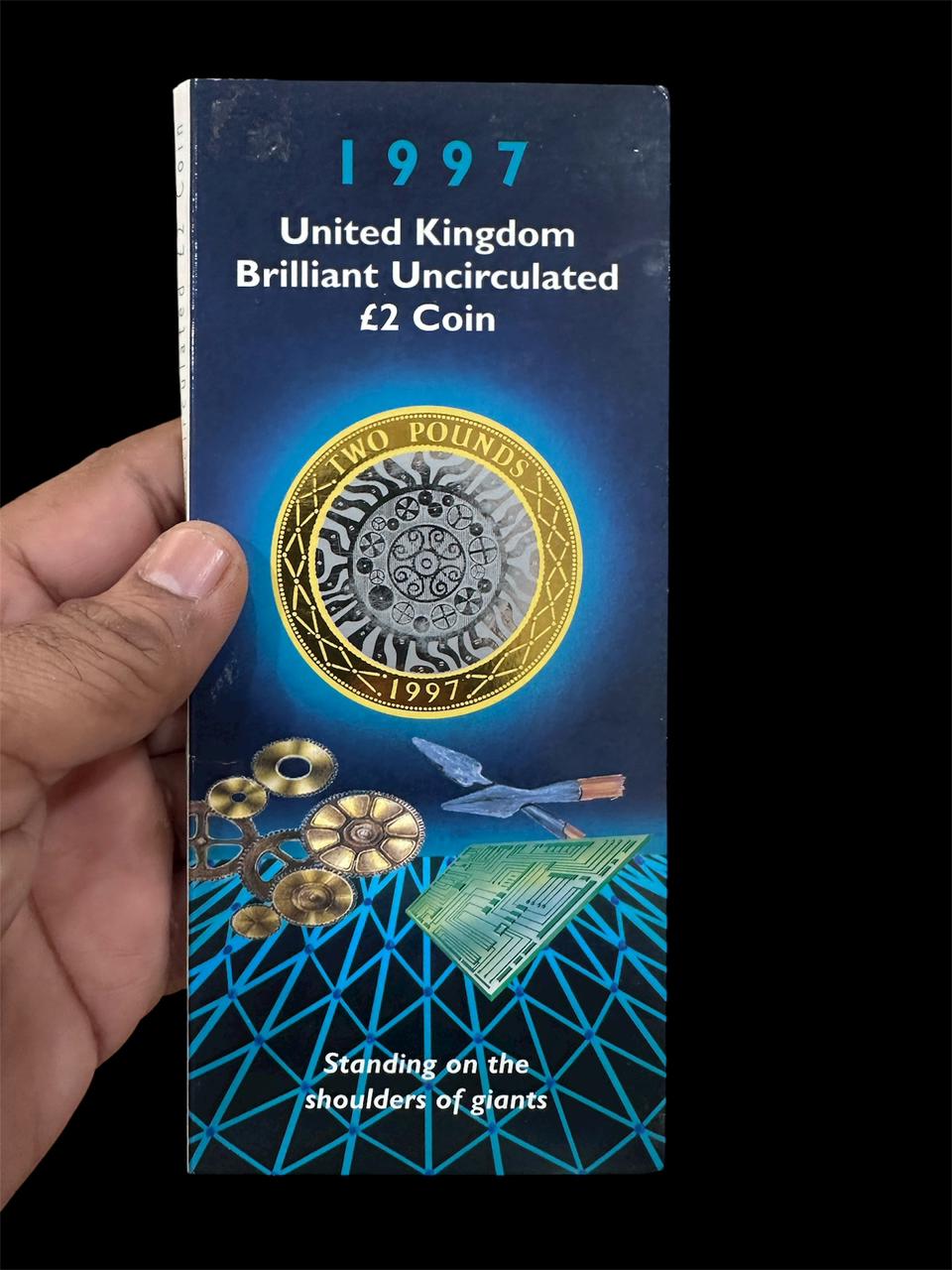 1997 United Kingdom Brilliant Uncirculated 2-pound Coin Cover